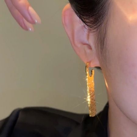 14K Gold-plated G-Word Tassel Earrings